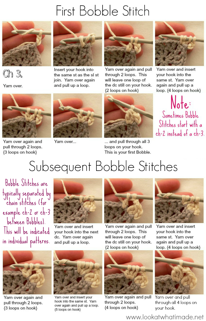 Bobble Crochet Stitches Craft And Crochet