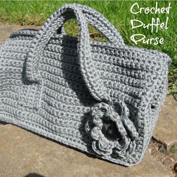 Bubble Duffel Bag Crochet Pattern - Change Path Crochet