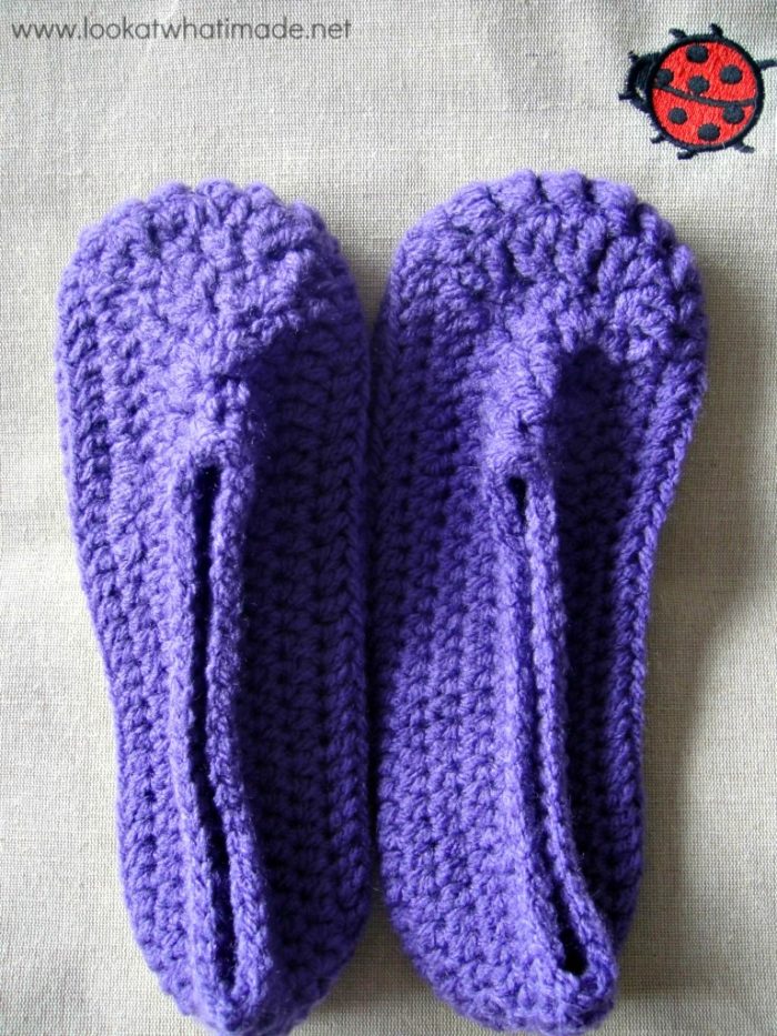 crochet slippers