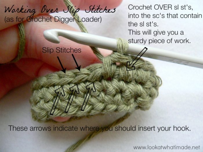 Crochet Digger Loader Pattern