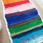Rainbow Crochet Rag Rug (7)