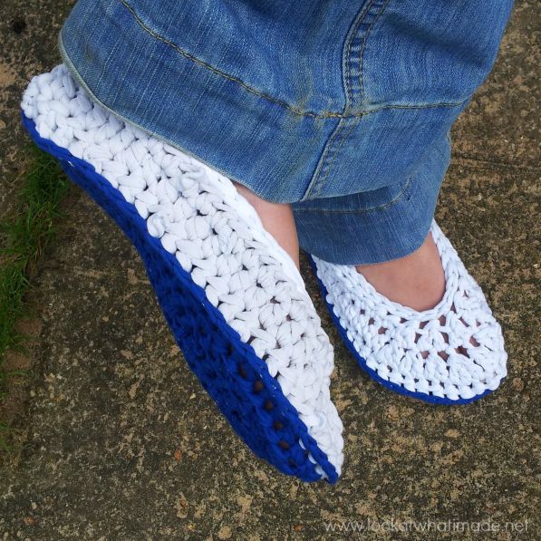 Lookatwhatimade Chunky Crochet Slippers T-shirt Yarn