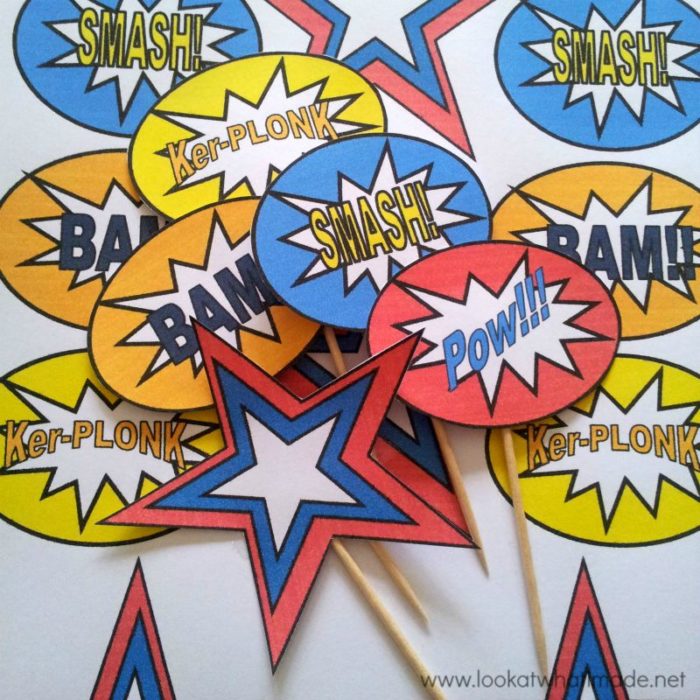 Diy Superhero Pop Art Party Fun And Frugal Ideas