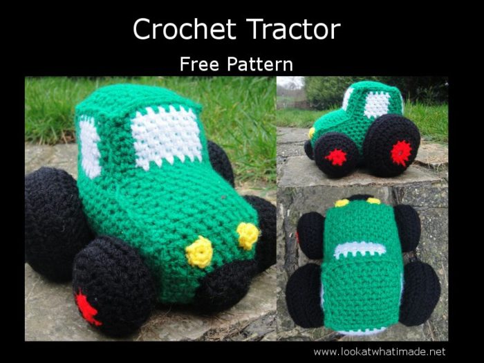 Crochet Tractor Pattern