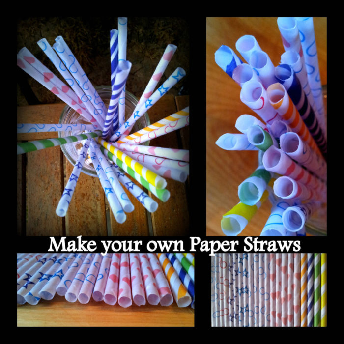 DIY Paper Drinking Straws