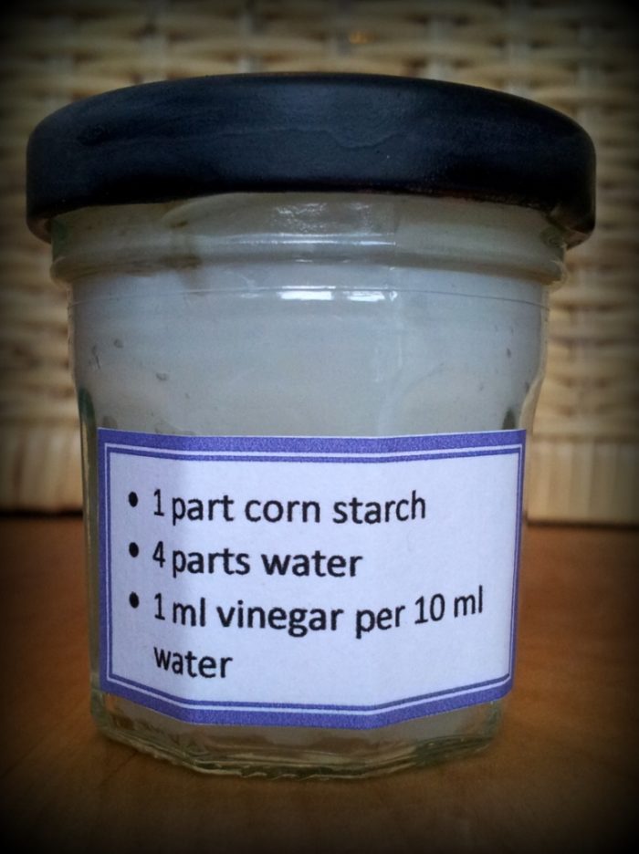 Corn starch paste/glue