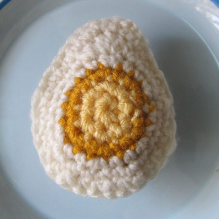 Crochet Boiled Egg Pattern