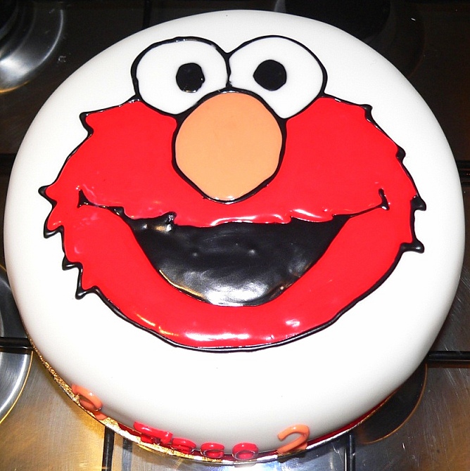 Elmo Cake Sesame Street (6)