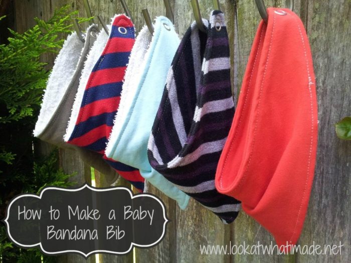 How to make a Baby Bandana Bib