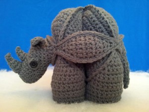 Gregor the Crochet Rhinosaur Puzzle