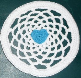 Grandma Perkins Amazing Crochet Doily Frisbee