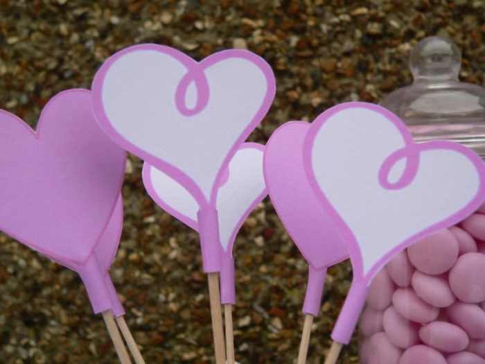 Valentine's Day Cupcake Toppers