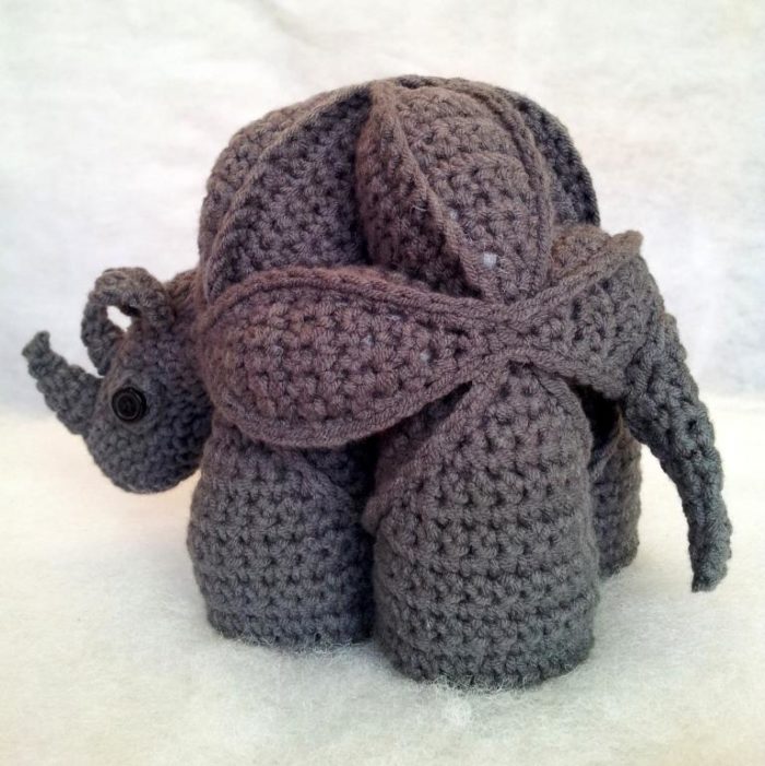 Gregor the Crochet Rhinosaur Puzzle Pattern Amamani