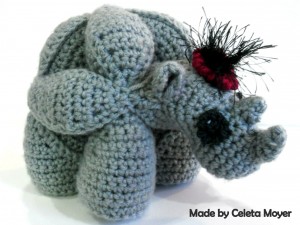 Ruby the Crochet Rhinosaur Puzzle