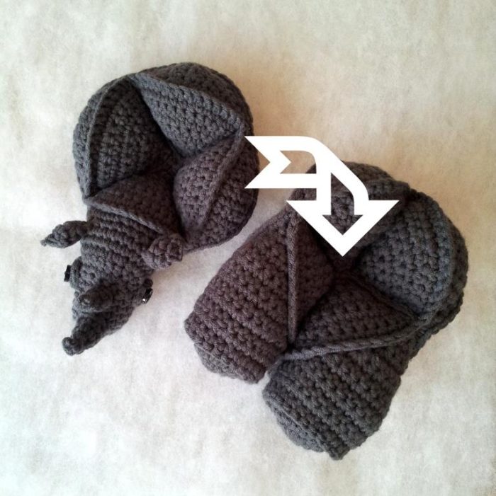 Gregor the Crochet Rhinosaur Puzzle Pattern Amamani