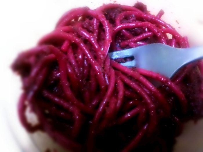 Roasted Beetroot Pasta