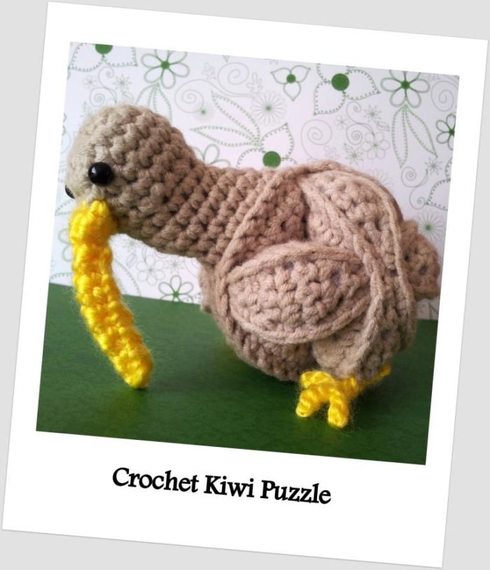 Crochet Kiwi Amish Puzzle Ball