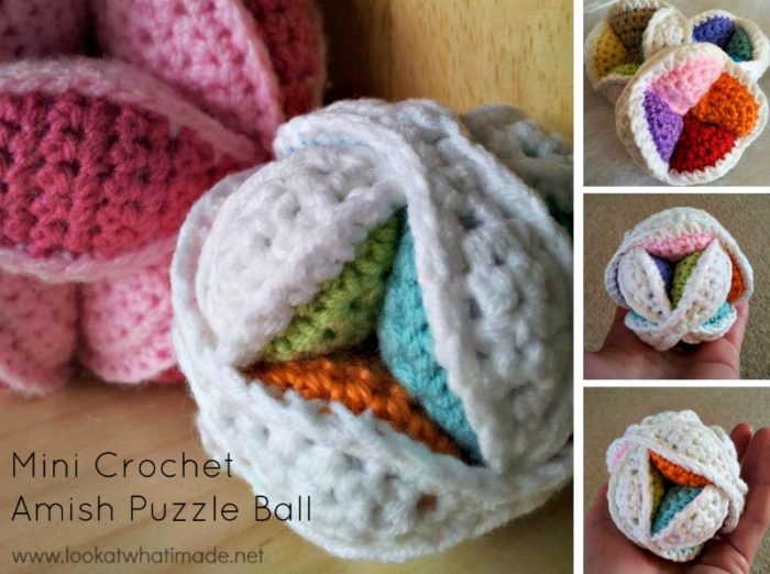 Mini Crochet Amish Puzzle Ball Pattern FREE
