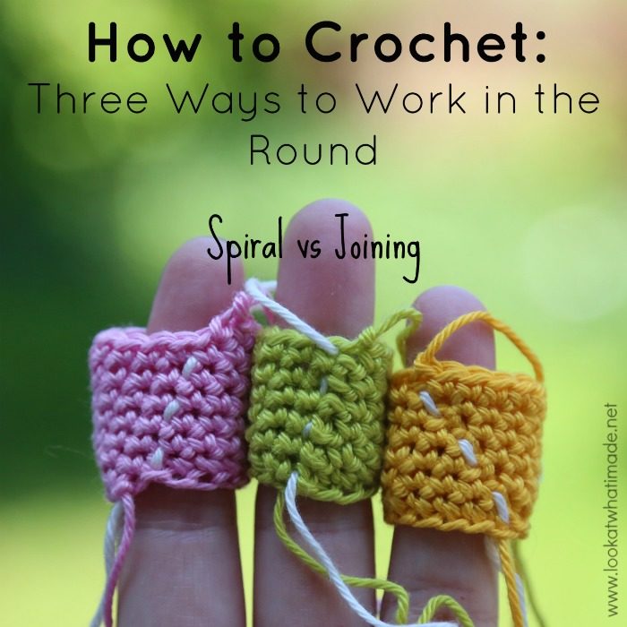crochet in a spiral vs crochet in the round joining each round popular