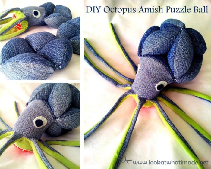 Octopus Amish Puzzle Ball