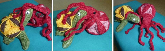 Amamani Crochet Turtle and Octopus