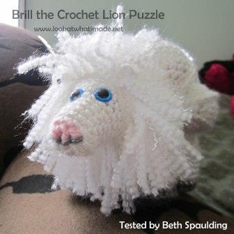 Brill the Crochet Lion Puzzle Pattern Amamani