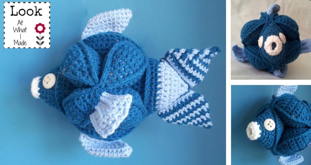 Crochet Fish Bowl - A Free Toy Pattern - Left in Knots