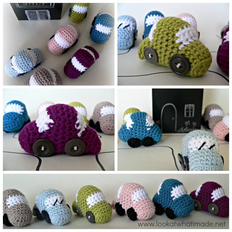 Tiny Crochet Cars {Free Pattern}