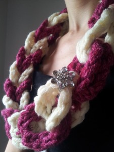 Crochet Chain Link Scarf Pattern