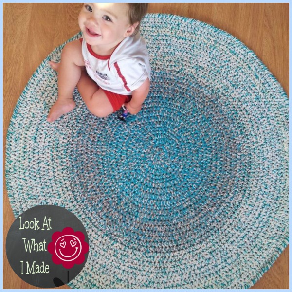 Crochet Round Rug Pattern - Handy Little Me