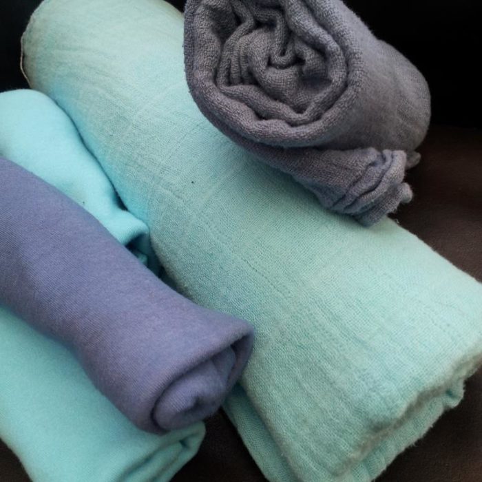 DIY Coloured Swaddling Blanket