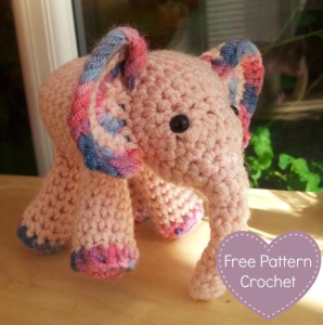 FREE Baby Elephant Crochet Pattern