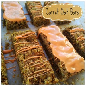 Carrot Oat Bars Recipe