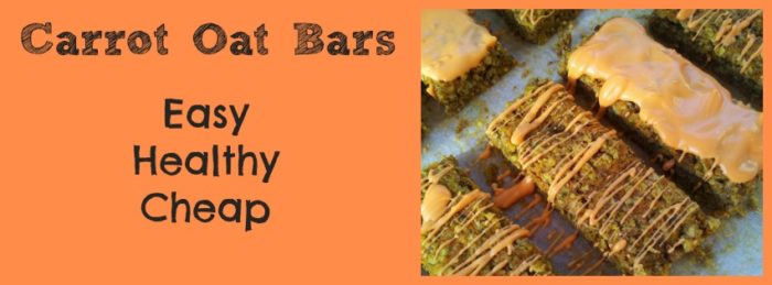 Carrot Oat Bars Recipe