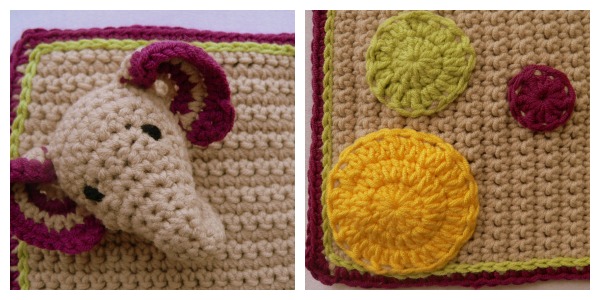 Crochet Elephant Lovie Pattern Lookatwhatimade