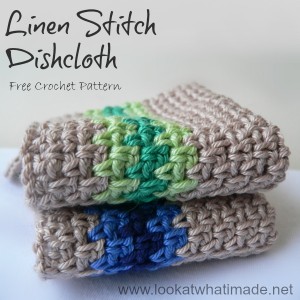 Linen Stitch Dishcloth