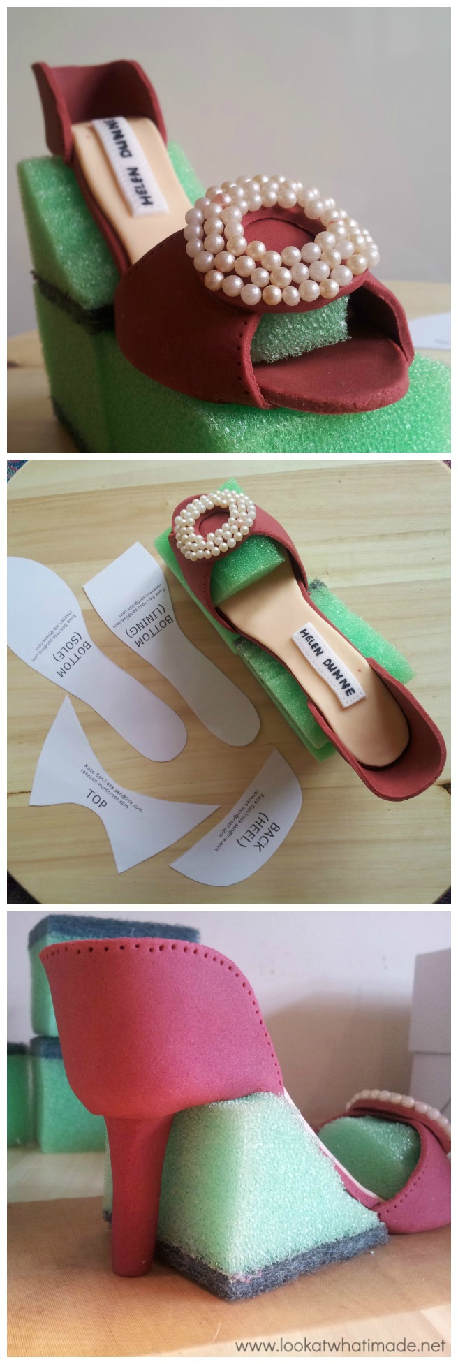 Fondant high hotsell heel shoe