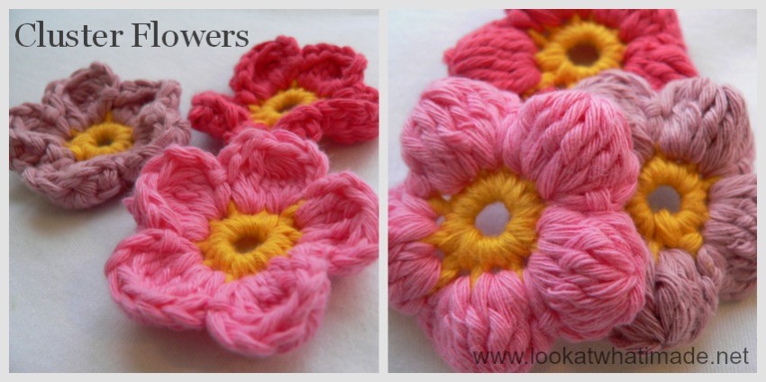 Crochet Cluster Flowers