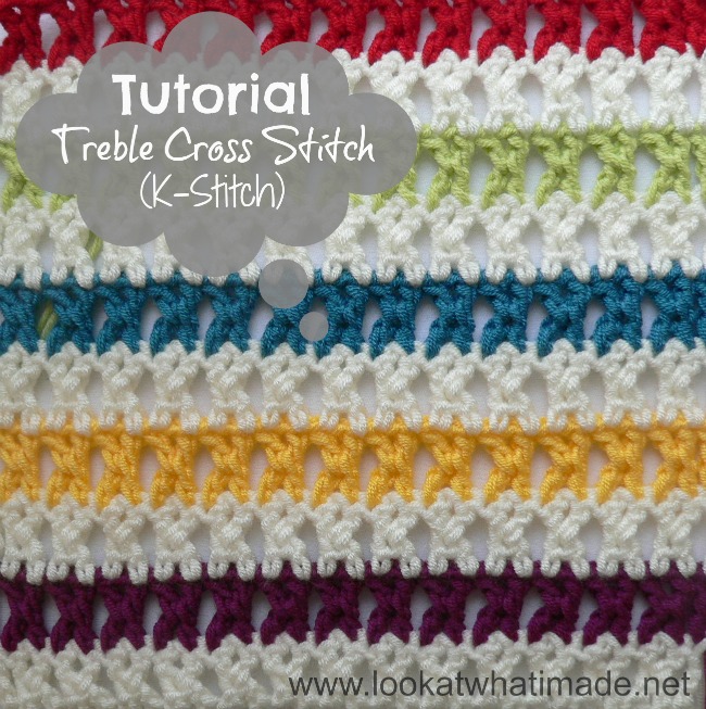 How To Crochet Treble Cross Stitch K Stitch