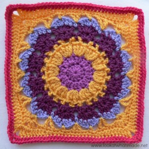 Cocoa Puff Crochet Square