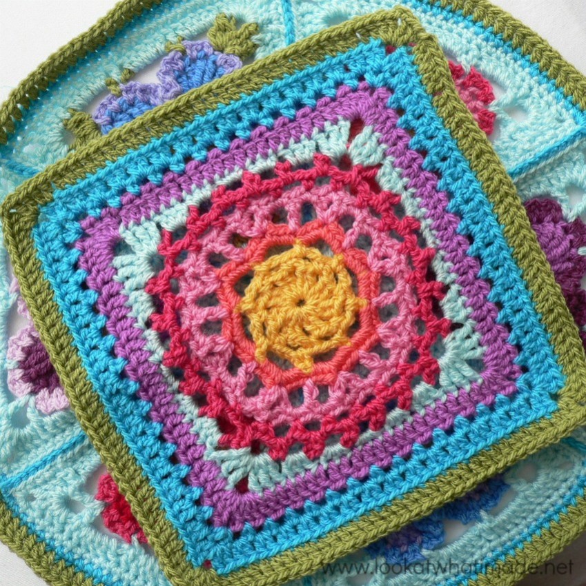 Block 20 Mandala Square {Photo Tutorial}