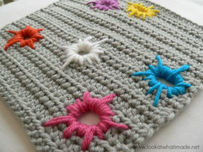 Crochet Square Scrap Yarn