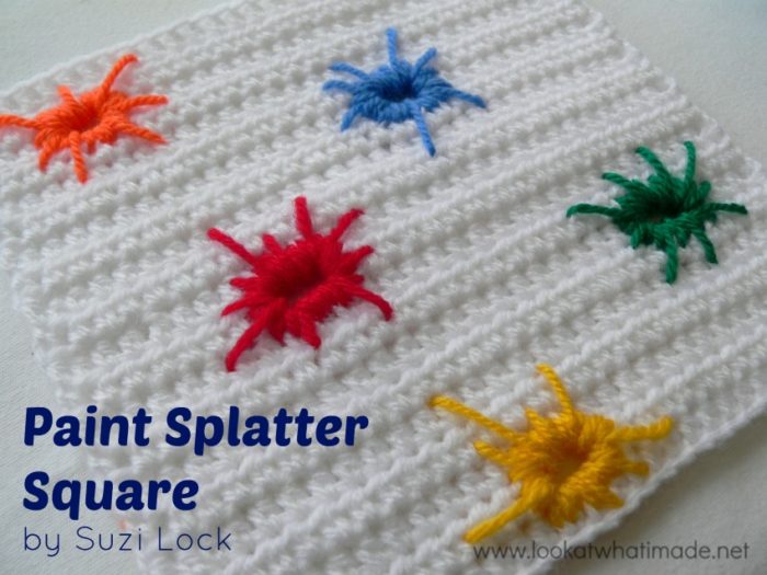 Crochet Square Scrap Yarn
