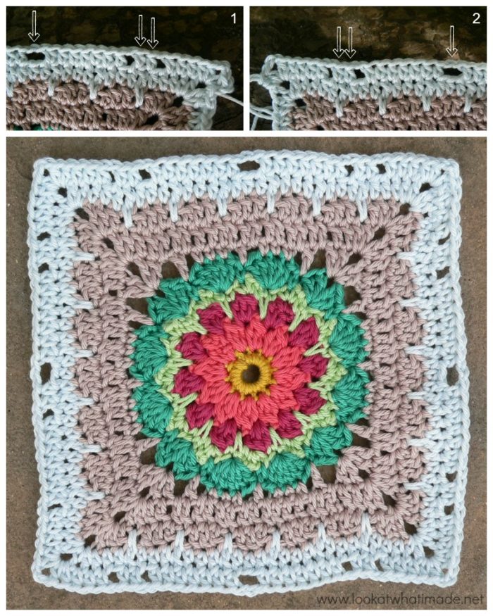 Addie Crochet Square Photo Tutorial