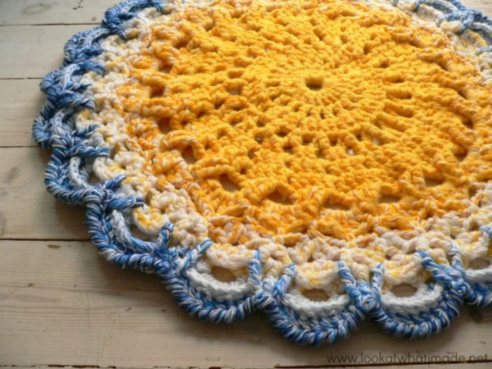 Crochet Mandala Rug