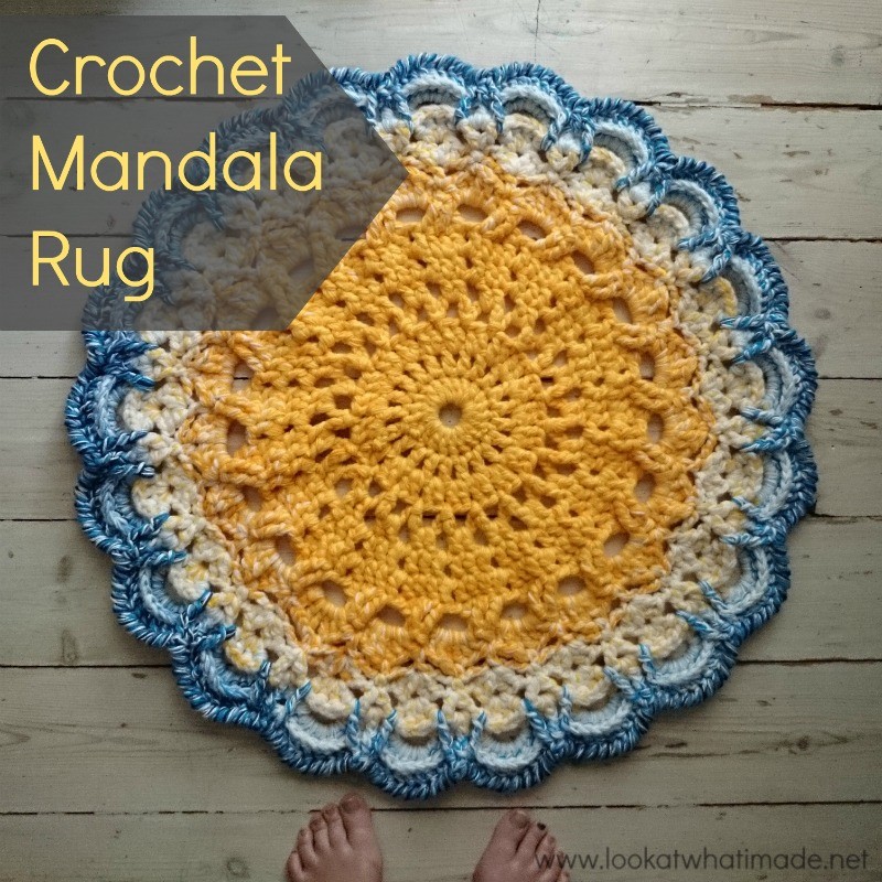 Crochet Mandala Rug