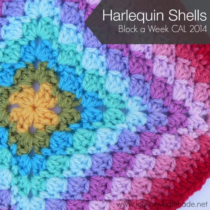 Harlequin Shells Block a Week CAL 2014