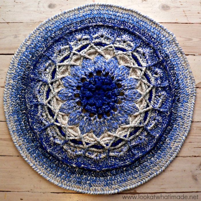 Crochet Mandala Rug