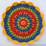 Front Post Frenzy Crochet Potholder