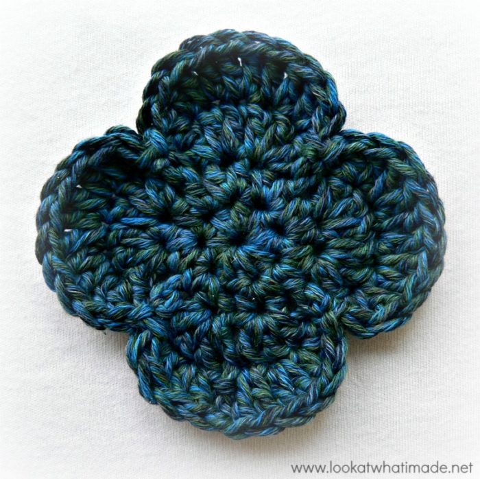 Crochet Face Scrubbie Flower